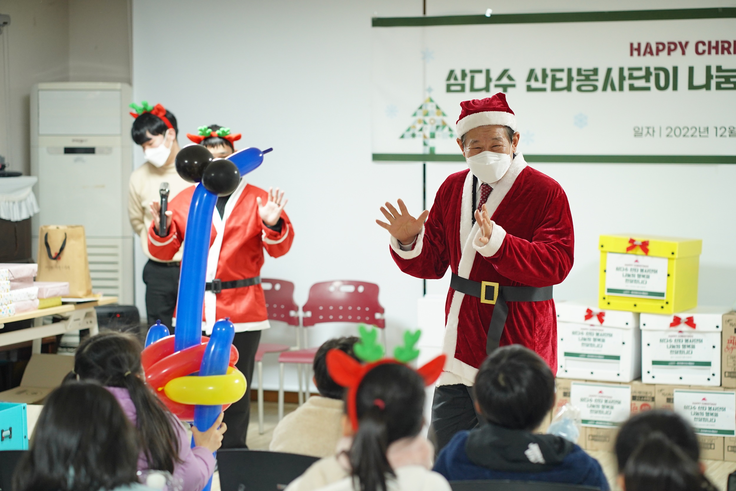 사진) 해피 크리스마스 환경 나눔 캠페인 참석한 제주개발공사 김정학 사장님